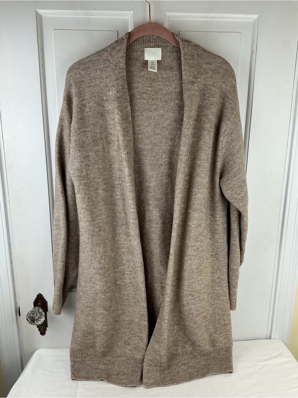 H&M Long Duster Open Cardigan - Size Small